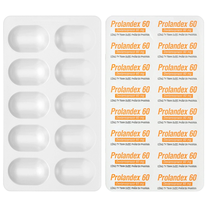 Prolandex 60 điều trị viêm thực quản, trào ngược dạ dày - thực quản (2 vỉ x 10 viên) - 7